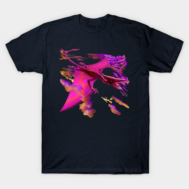 Pterodactyl at sunset